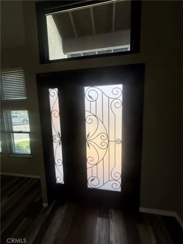 Custom glass/iron detailed front door