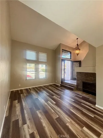 Living room and dining combo.