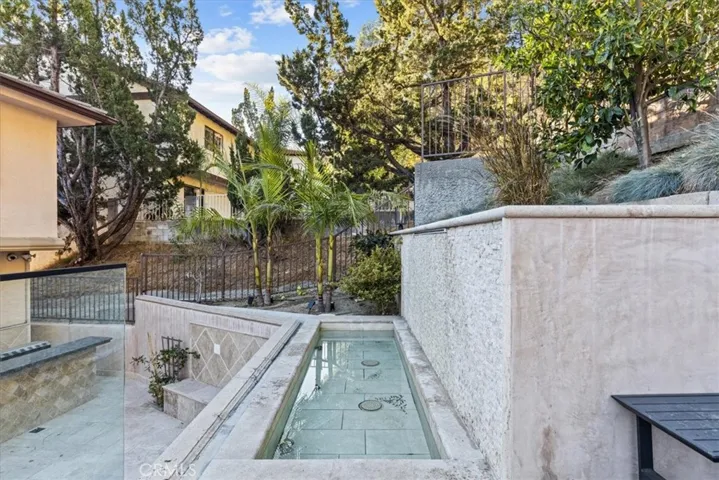 Backyard and Firepit