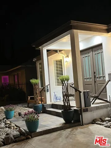 Side View of Entry