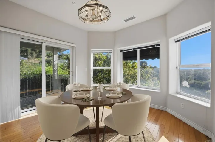virtually staged kitchen