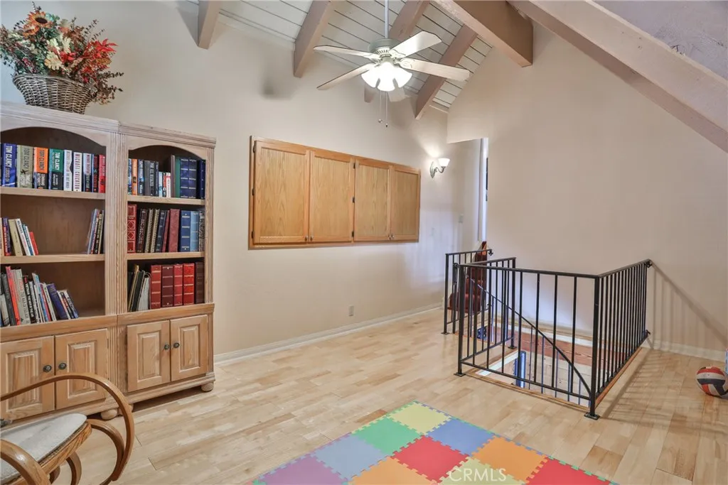 Spiral Staircase to Family Room Below