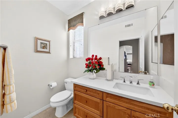Half bath next to 2nd bedroom