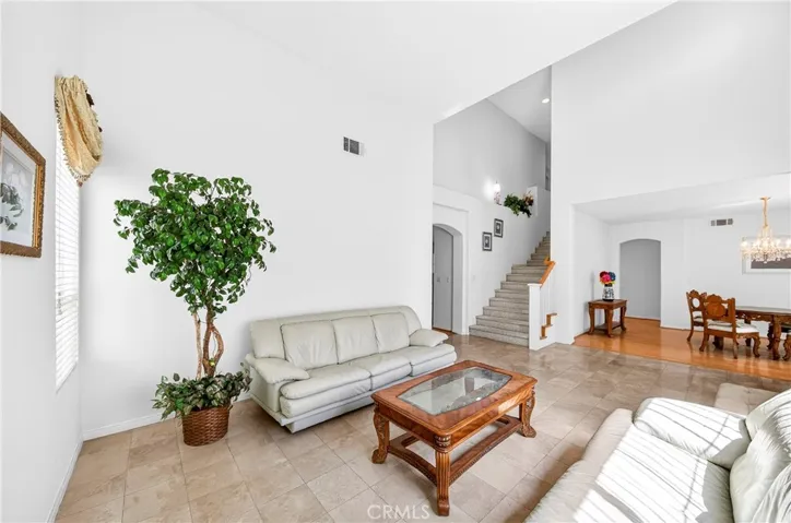 Family room and dining area
