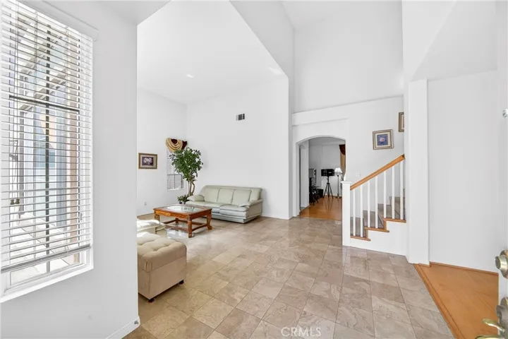 Entrance and family room