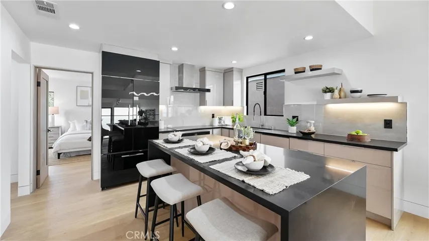 Bright kitchen area with convenient access to the main living spaces