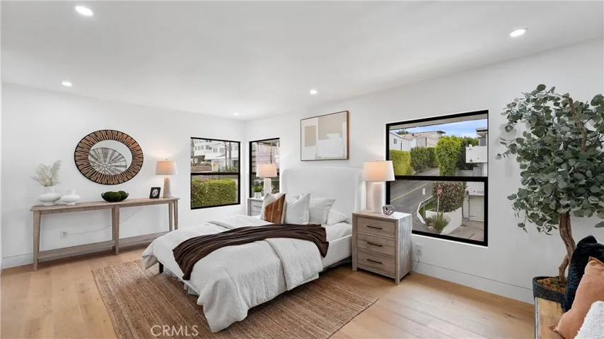 Well-sized secondary bedroom with natural light