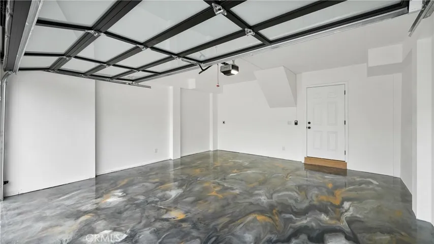 Epoxy-finished garage adds style, function, and easy maintenance