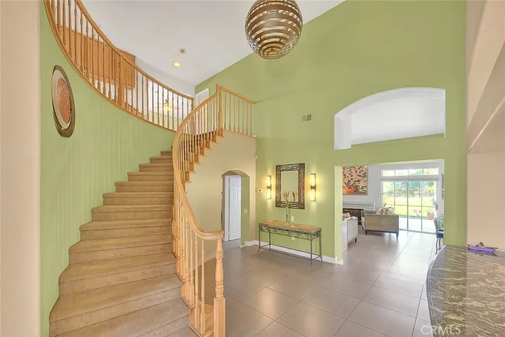 Dramatic entry foyer