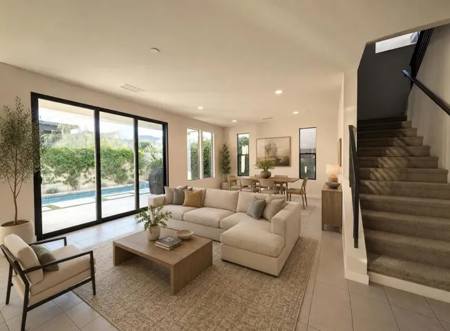 Staged Photo of Family Room