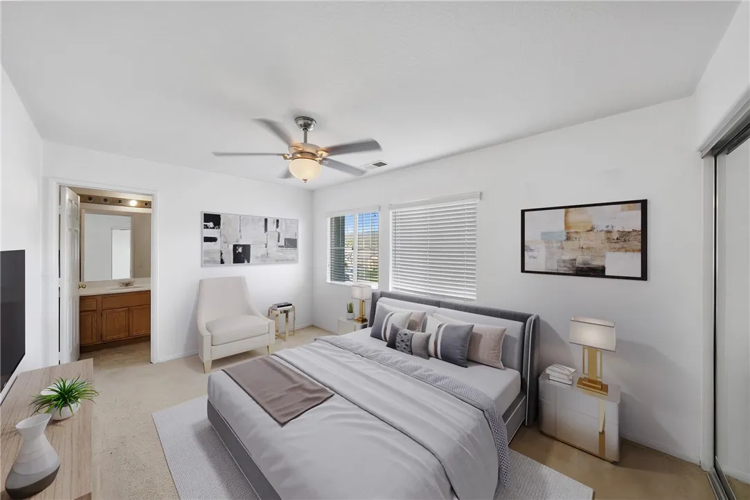 Digitally staged to show full potential-Bed 3 upstaris
