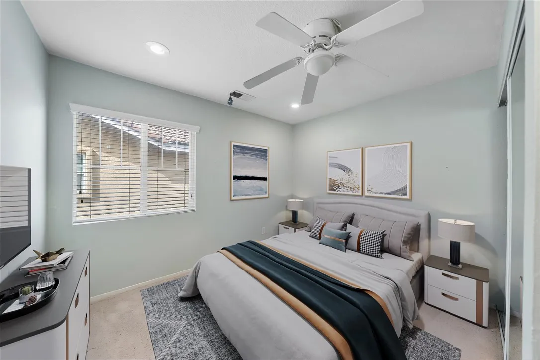 Digitally staged to show full potential-bed 4 upstairs