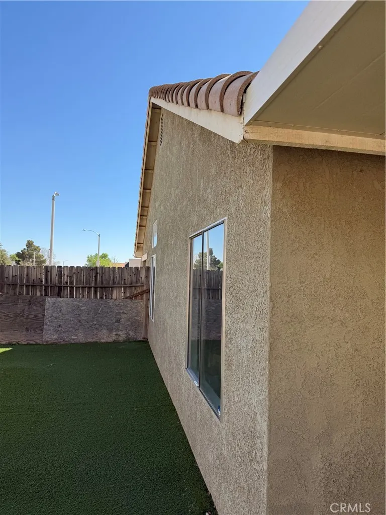 South side of home