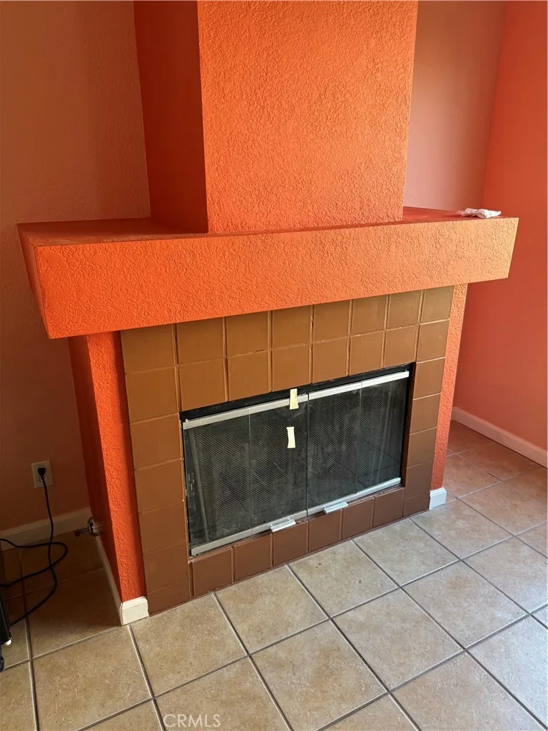 fireplace in family room
