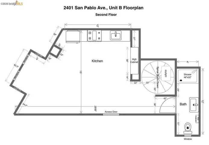 View of home floor plan