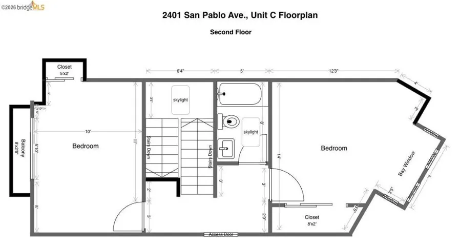 View of room layout