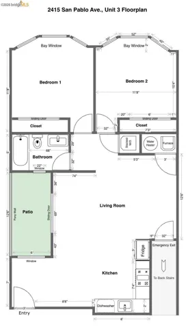 View of room layout