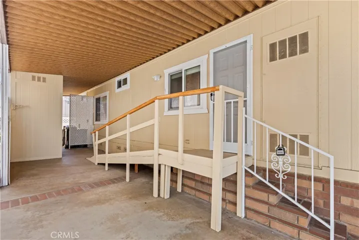 Ramp in carport