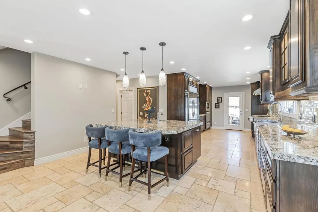 Kitchen Island View
