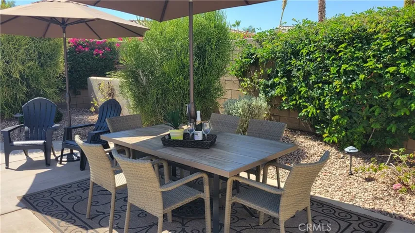 Covered outdoor dining