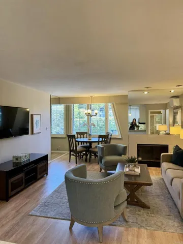 Living Area with Fireplace