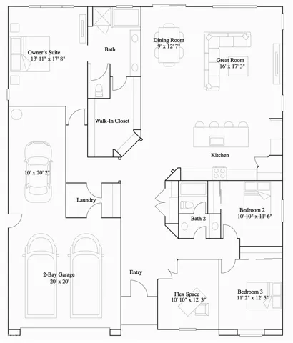Residence 3 Floorplan