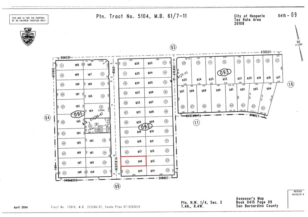 Assessor's Map