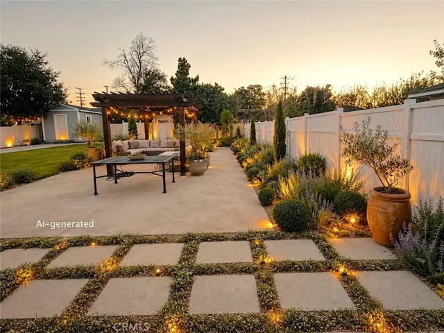 Back yard potencial project was AI- generated