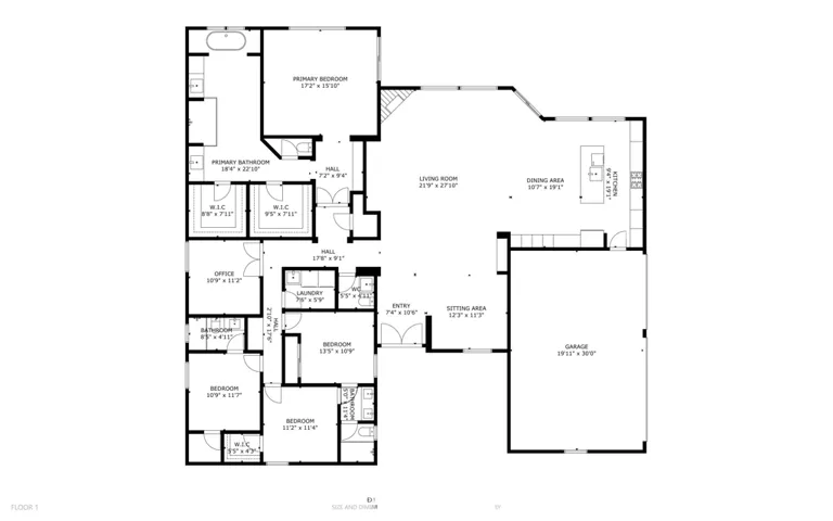 Floor plan of 49374 Gila River