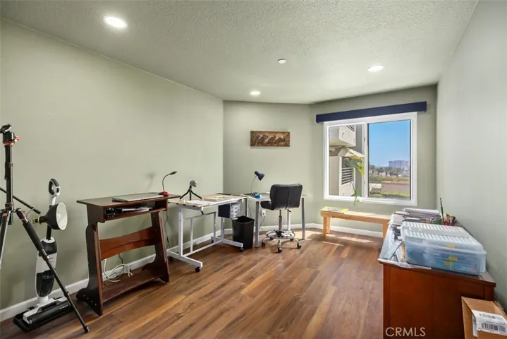 Guest room with bay views. Remote shades and plenty of space.