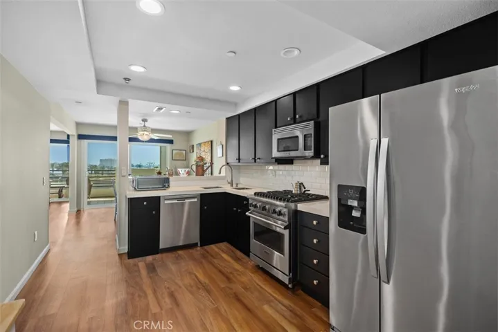 Bay views from the kitchen.