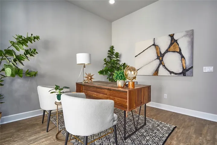 Image from model home office/bonus room