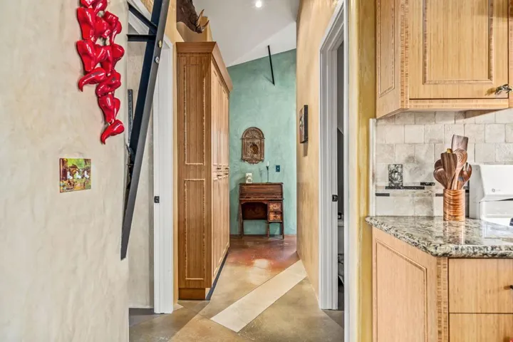 Hallway to the Second Bathroom & Bedroom