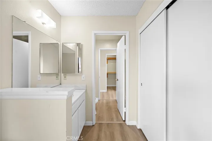 Bathroom Vanity and secondary bedroom closet