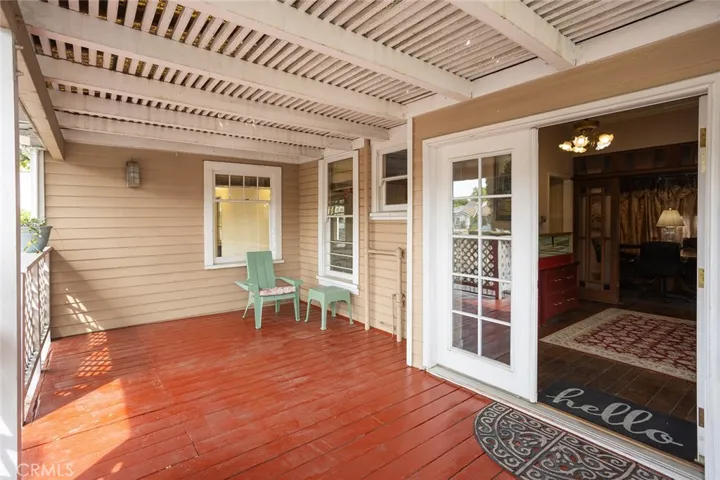 Back Porch with Access to Back Foyer