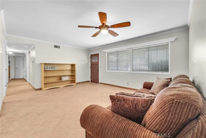 Living room with existing minimal furniture