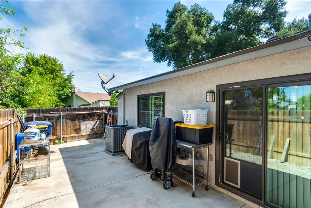 Back Patio Area with Upgraded A/C