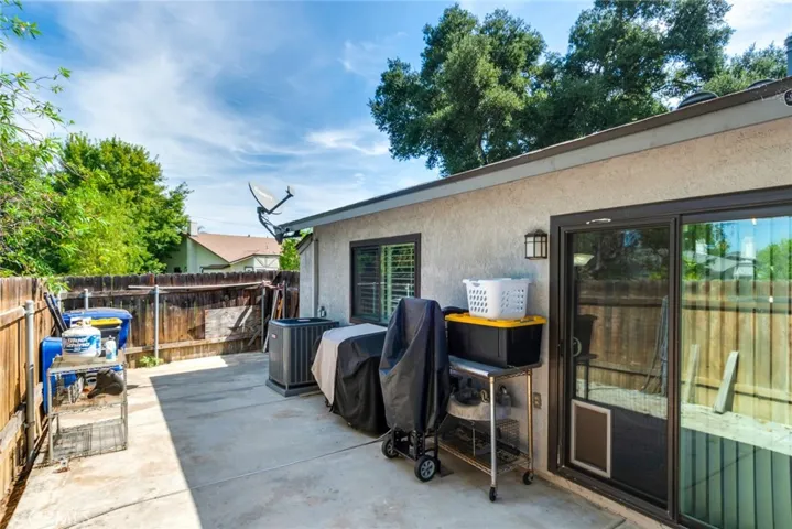 Back Patio Area with Upgraded A/C