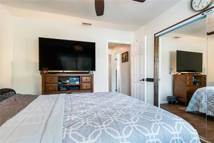 Bedroom #1 with Mirrored Closet Doors