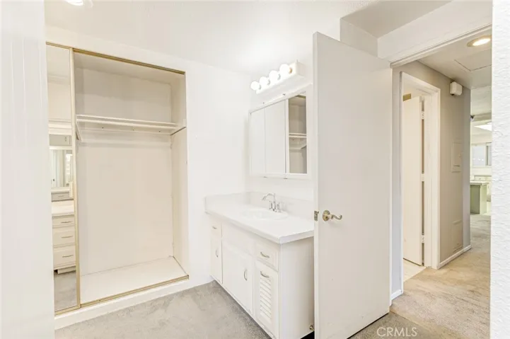 Master bathroom area