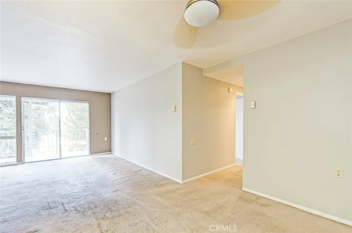 View of living area from dining area