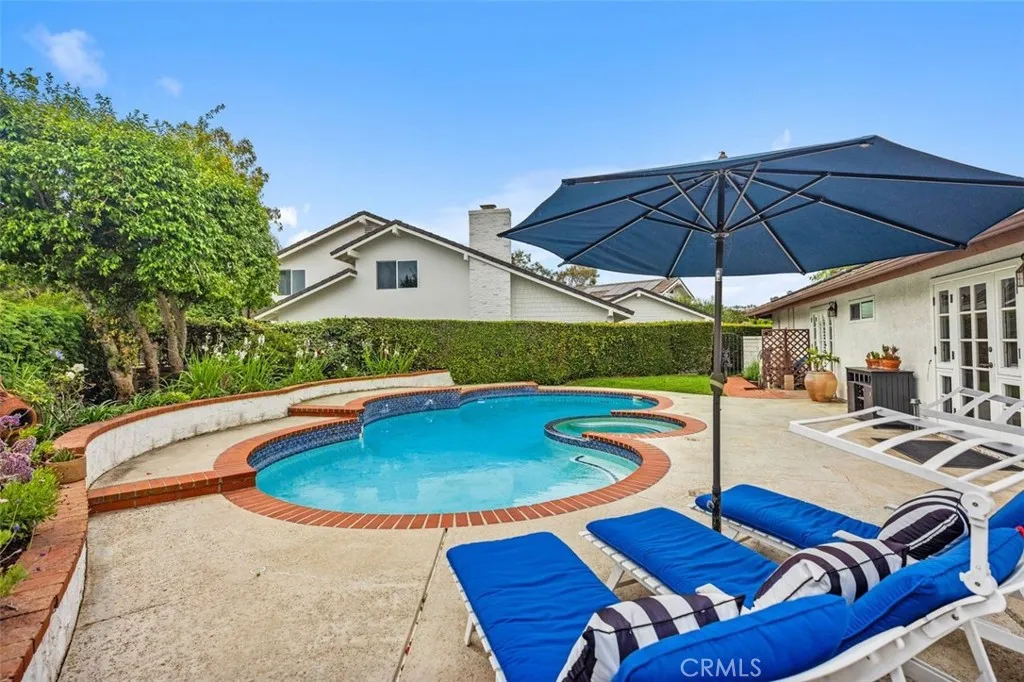 Plenty of fun to have here in this large pool and spa!