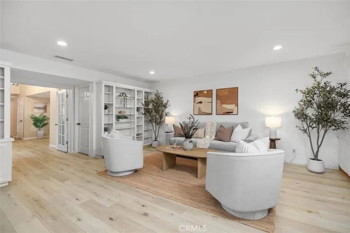 Floor virtually remodelled. Den area.