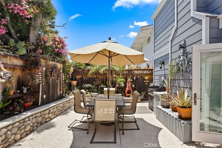 Backyard with BBQ