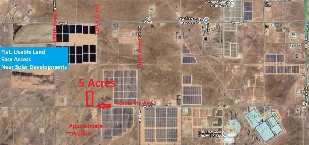 Approximate location. Access via Ave J.