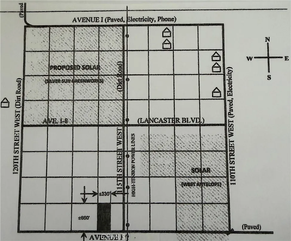 Parcel map for reference
