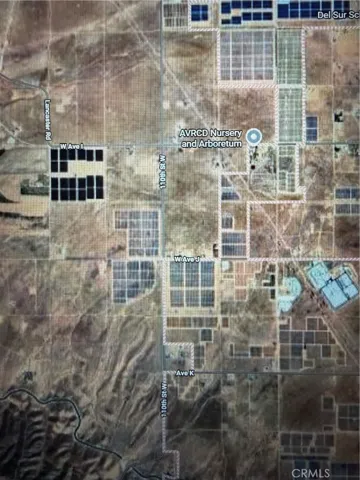 Aerial view of property location
