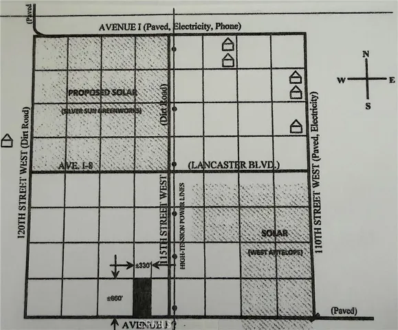 Parcel map for reference