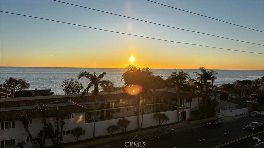 Sunset view from the deck