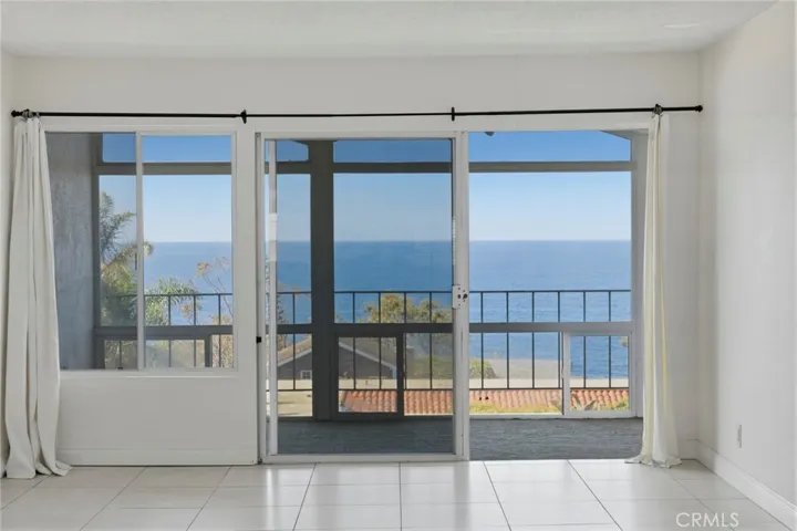 Living room slider to front deck